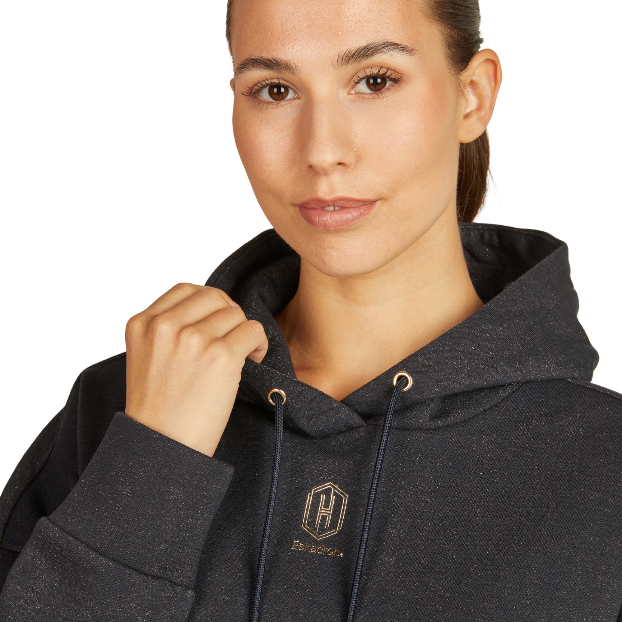 2025 Eskadron Femmes Heritage Hood Sparkle Shirt 823158 105 380 - Navy
